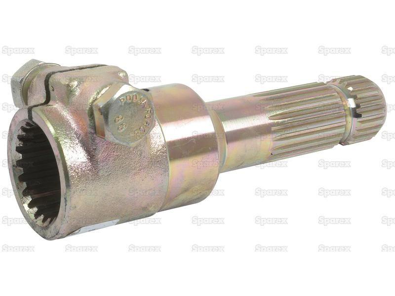 PTO Adaptor - Female spline 1 3/4'' - 20 x Male spline 1 3/8'' - 21 with Clamp Bolt.
