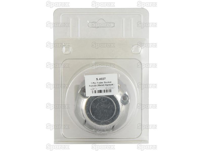 7 Pin Trailer Socket Female (Metal) Agripak Massey Ferguson (409965M1)
