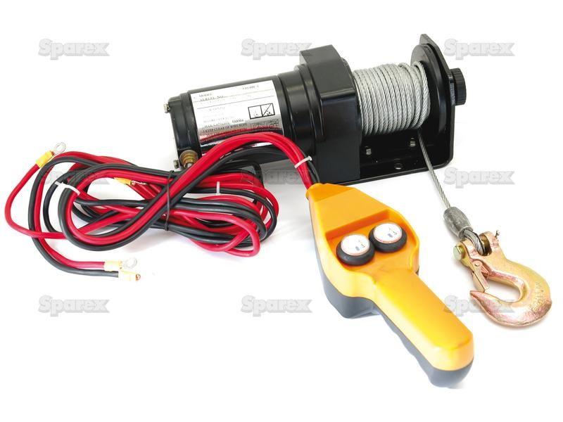 12 V winch 1500 lbs