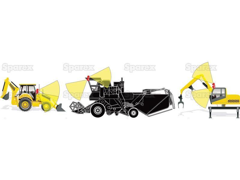 LED Work Light (Adjustable), Interference: Class 1, 4270 Lumens, 10-30V