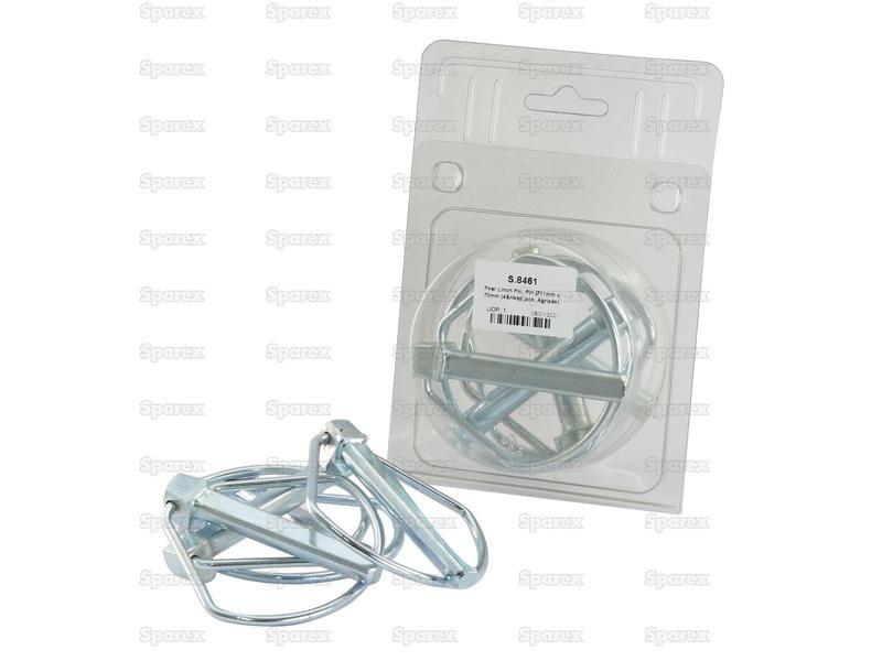 Pear Linch Pin, Pin Ø11mm x 70mm (4 pcs. Agripak) Vicon (090094887)