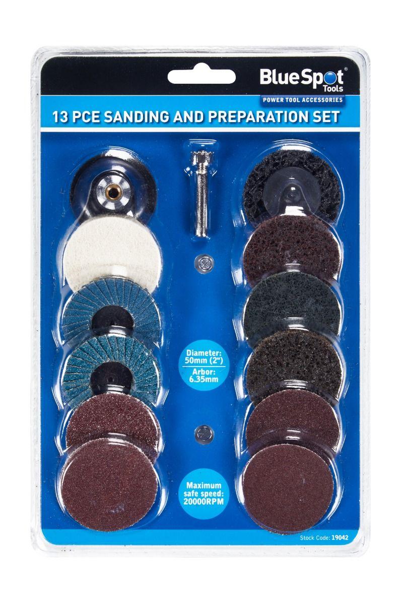 Blue Spot Tools 12 PCE Sanding And Preparation Set