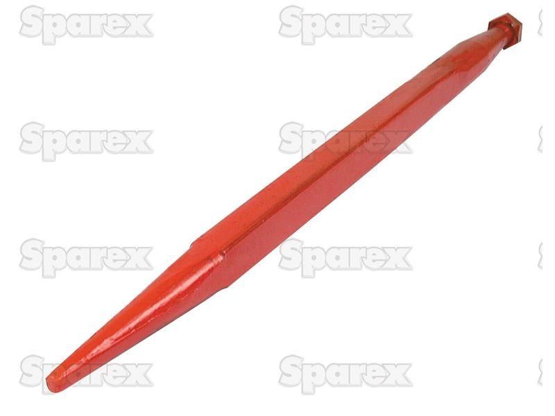 Loader Tine - Straight 820mm, Thread size: M28 x 1.5 (Square)