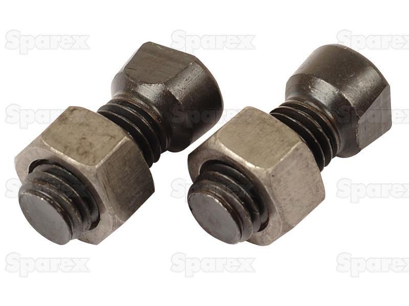 Conical Head Bolt 2 Flats With Nut (TC2M), Replacement for Besson