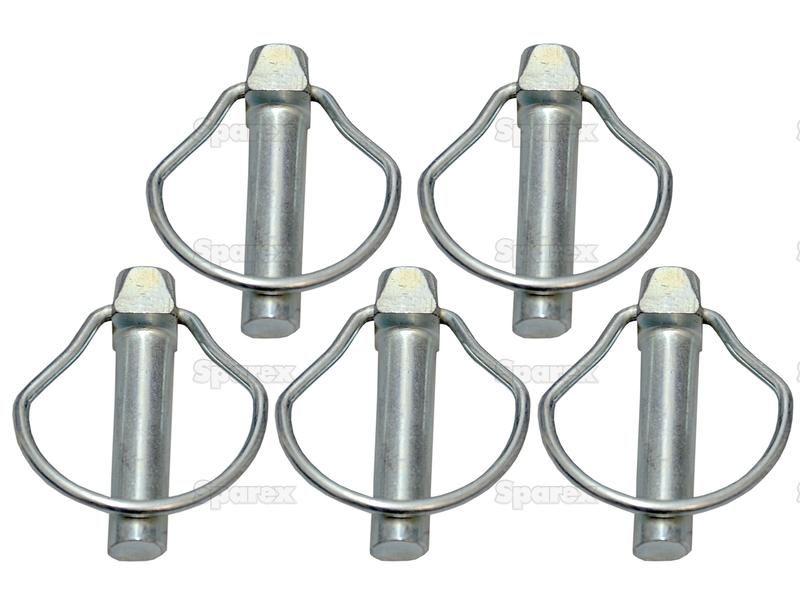 Pear Linch Pin, Pin Ø10.5mm x 44.5mm (5 pcs. Agripak)