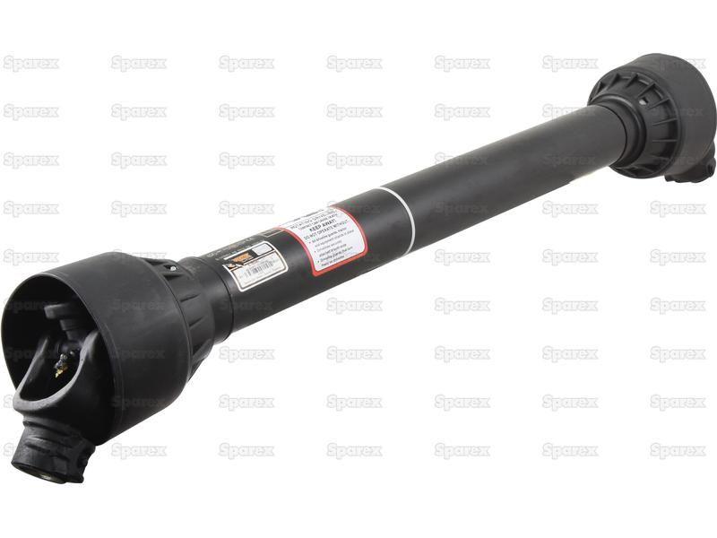 PTO Shaft - (Lz) Length: 1010mm, 1 3/8'' x 6 Spline Q.R. to 1 3/8'' x 6 Spline Shear Bolt Limiter