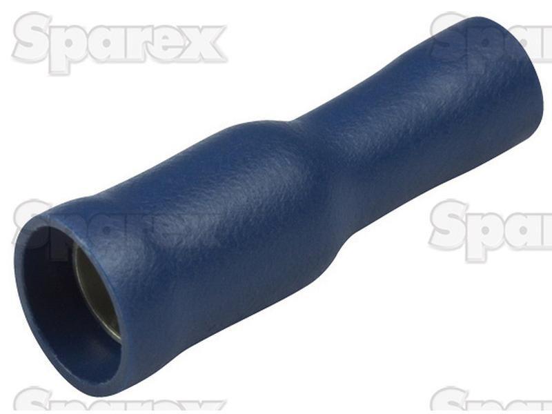 Pre Insulated Bullet Terminal, Double Grip - Female, 5.0mm, Blue (1.5 - 2.5mm)