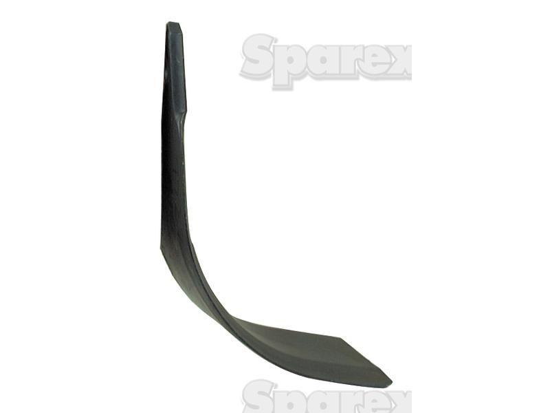 Rotavator Blade Curved RH 80x8mm Height: 225mm. Hole centres: 56mm. Hole Ø: 14.5mm. Replacement for Maschio for Maschio SC