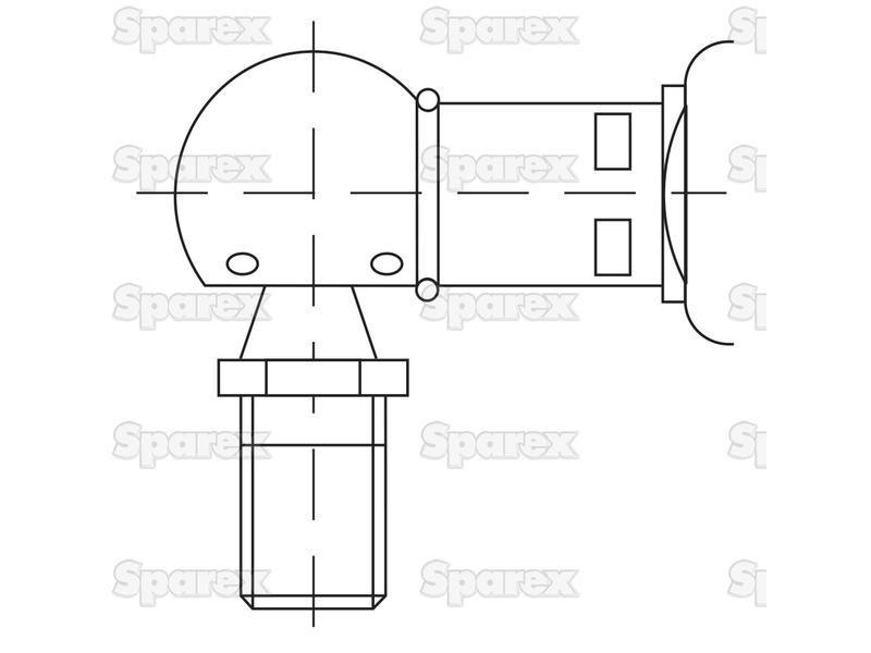 500mm Gas Strut for Case/IH, John Deere | (1332420C1, AL114803, AL81578)