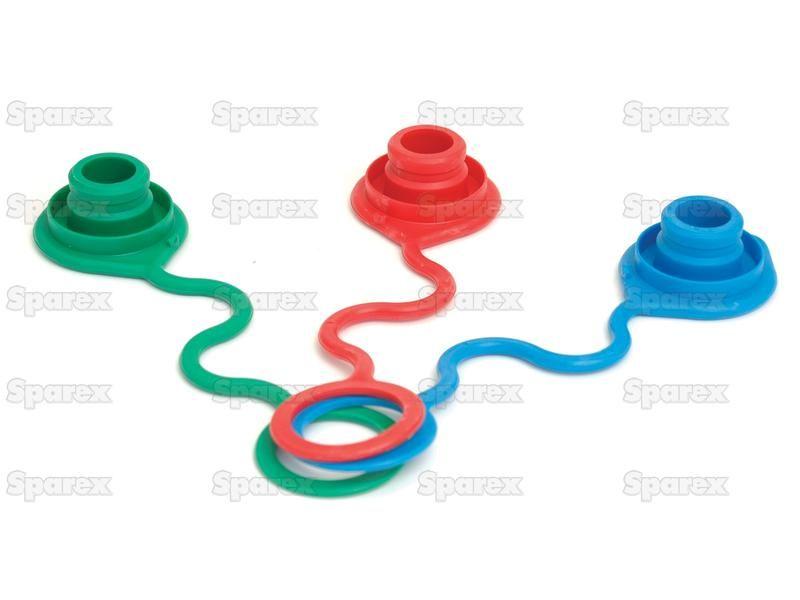 Dust Cap 1/2'' male red