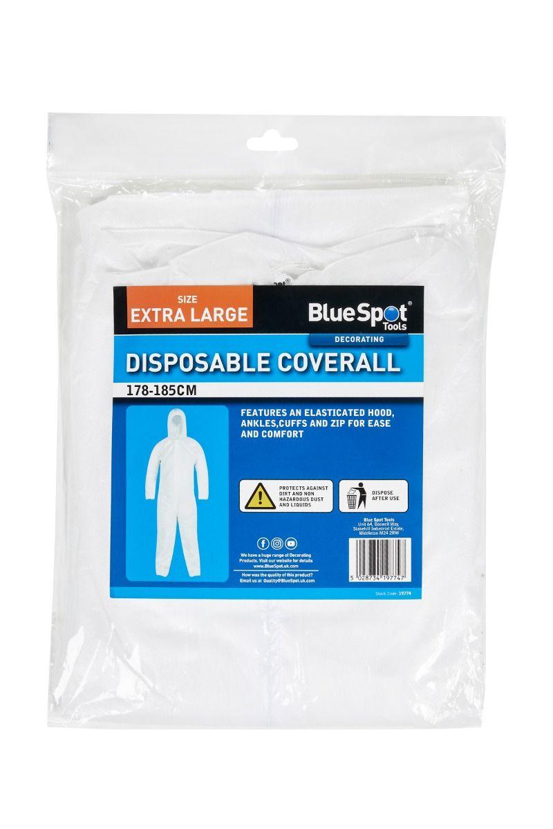 Blue Spot Tools XL Disposable Coverall (178-185cm)
