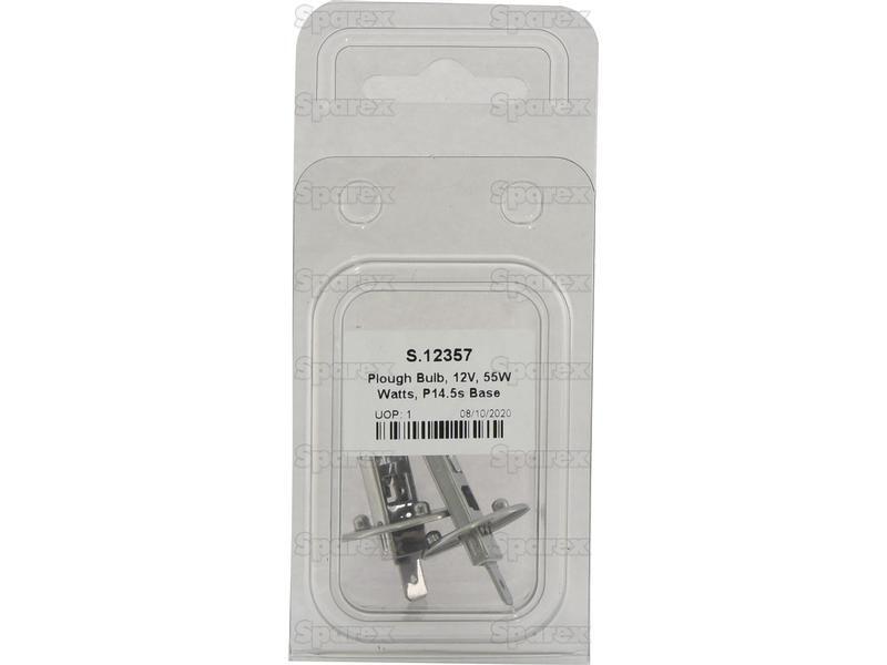 Halogen Plough Bulb, 12V, 55W, P14.5s Base Fiat, Lucas, OSRAM, Phillips