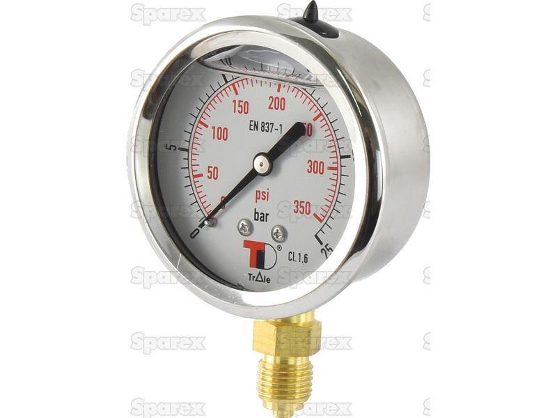 Hydraulic Pressure Gauge Ø63mm (0-25 Bar)