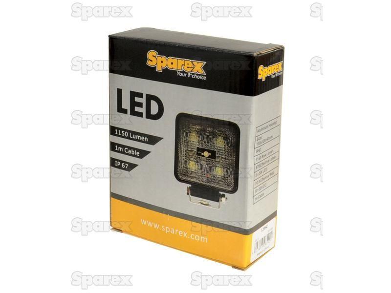 LED Work Light - aluminium case, 1150 lumen | 12/24 Volts, LEDs 5x3w, IP67