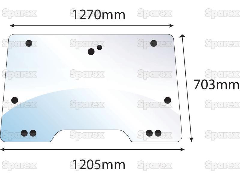 Windscreen for Massey Ferguson (3806704M4)