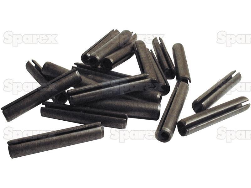 Metric Roll Pins Assortment - Ø3 - 10mm, 10 pcs. Agripak.
