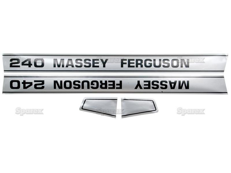 Decal Set - Massey Ferguson 240 for Massey Ferguson