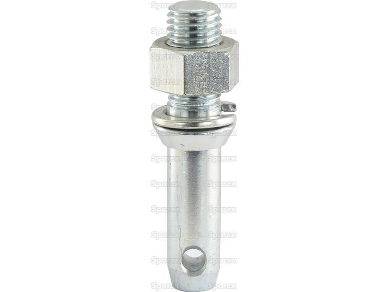Lower link implement pin 28x149mm, Thread size 1 1/8''x51mm Cat. 2