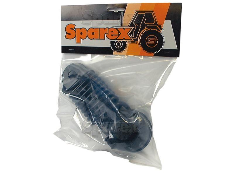 Prewired Single 7 Pin Socket & Plate Assembly 12v Bagged