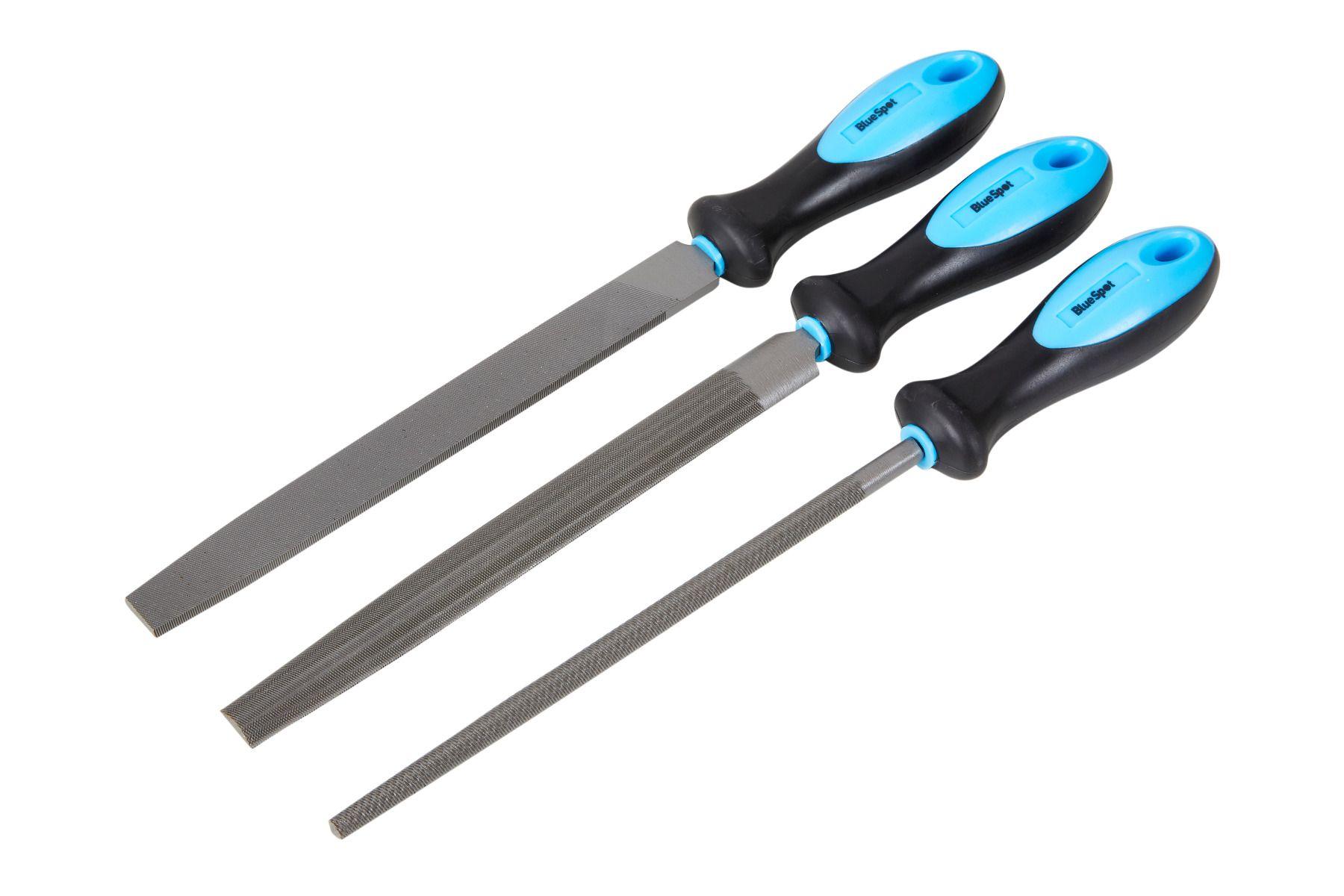 Blue Spot Tools 3 PCE 200mm (8") Soft Grip File Set