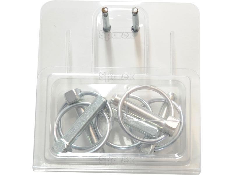 Round Linch Pin, Pin Ø9.5mm x 44.5mm (5 pcs. Agripak)