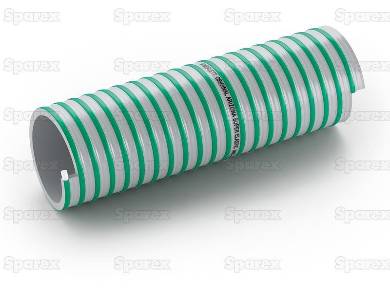 PVC Slurry Hose - Round Helix (Arizona SuperElastic), Hose ID: 90mm (31/2'')