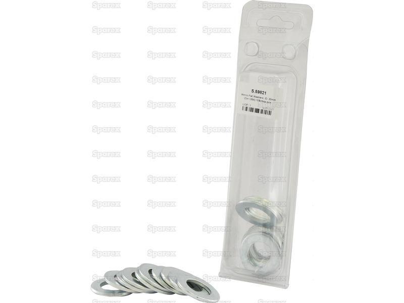 Metric Flat Washers, ID: 20mm (Din 125A) 10 pcs. Agripak