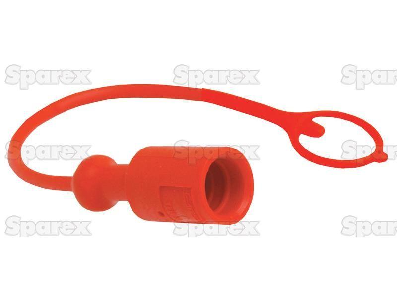 Dust Cap 3/8'' Red Fits Male Coupling TFH 38 Faster S.p.A (TFH 38, TFH38)