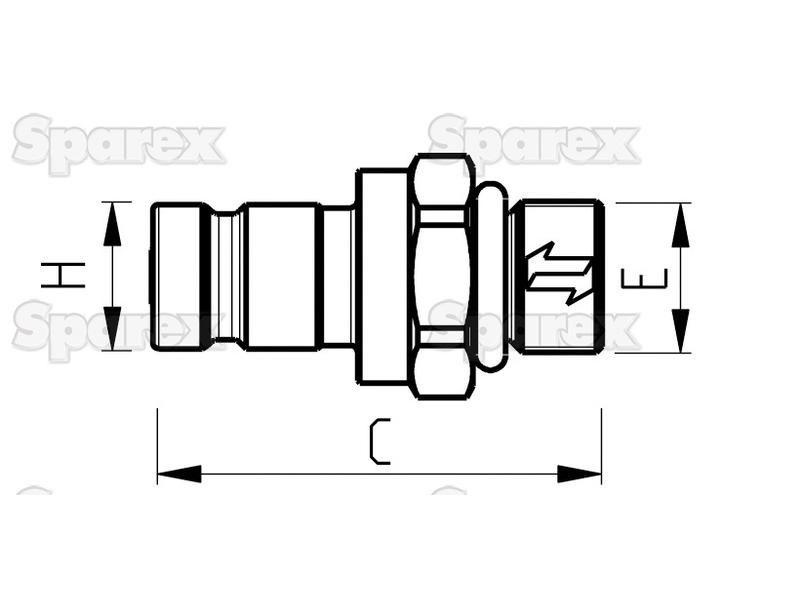 Diagnostic Couplings - Male - 1/4''NPT - DF Series Faster S.p.A (DF04-14NPT M, DF0414NPTM, DF04-14NPTM)