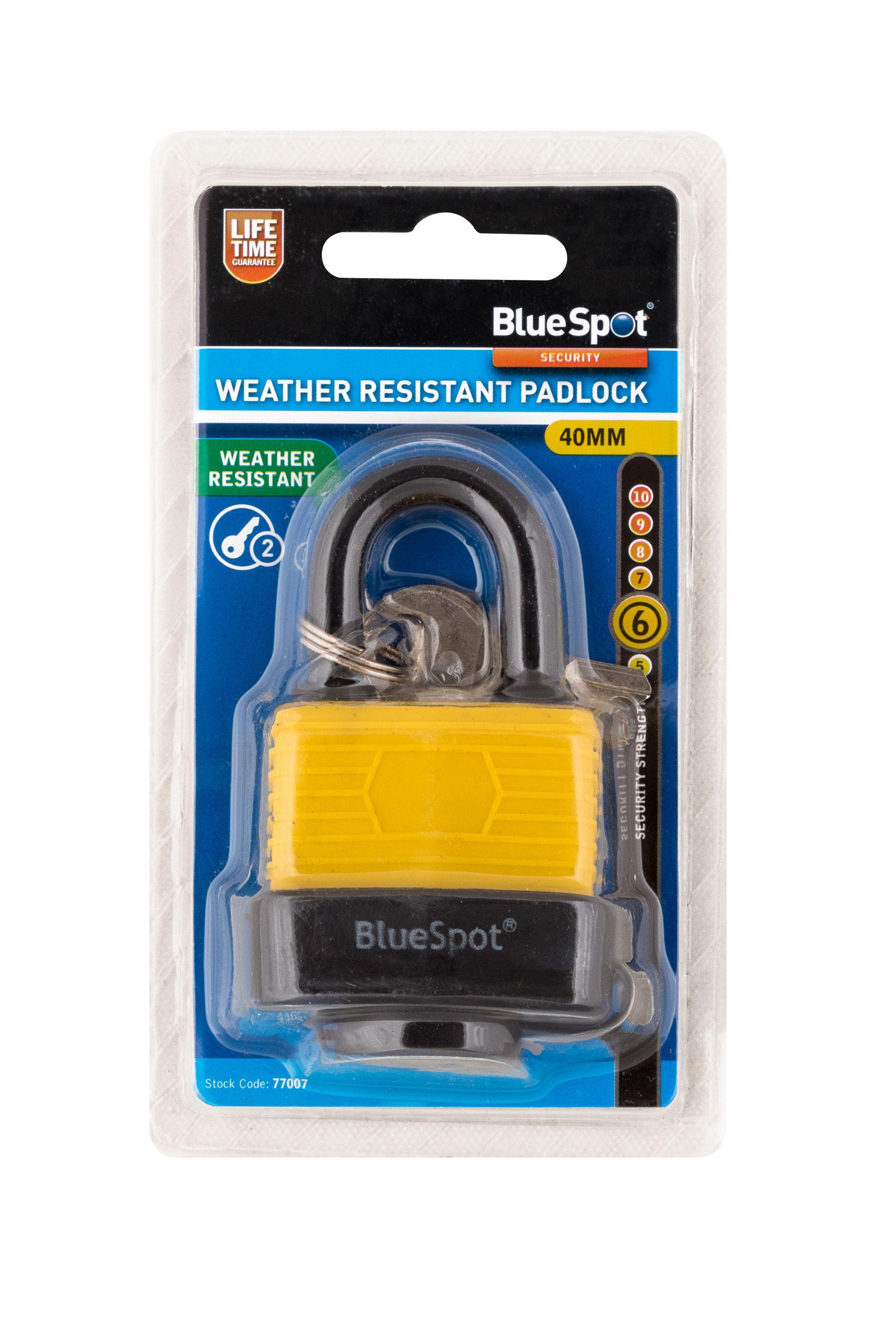 Blue Spot Tools 40mm Weather Resistant Padlock
