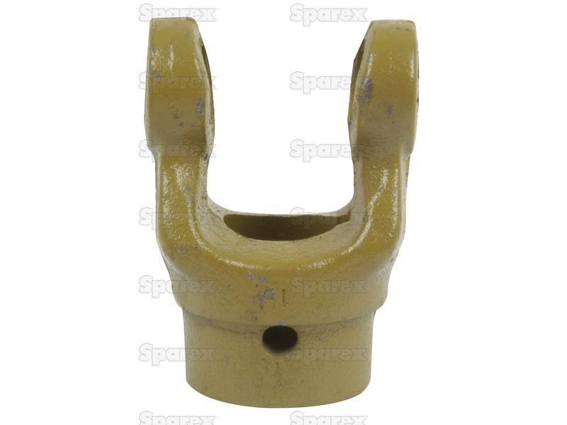 PTO Yoke - Keyed Yoke (U/J Size: 27 x 70mm) Bore Ø35mm, Key Size: 10mm. Bondioli & Pavesi, La Magdalena, Walterscheid