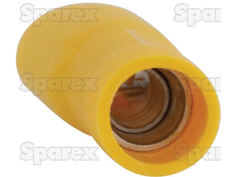 Pre Insulated Spade Terminal - Fully Insulated, Standard Grip - Female, 6.3mm, Yellow (4.0 - 6.0mm), (Bag )