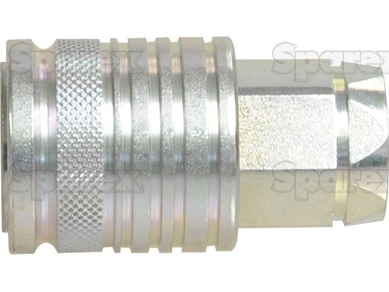 Stauff Quick Release Hydraulic Coupling Female 1/2'' Body x M18 x 1.50 Metric Female Thread
