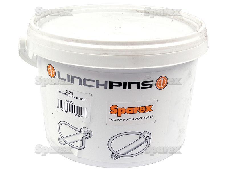 Pear Linch Pin, Pin Ø6mm x 44.5mm (150 pcs. Small Bucket)