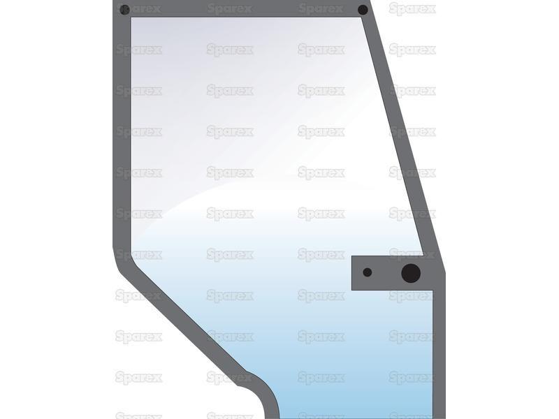 Door Glass RH for Case IH