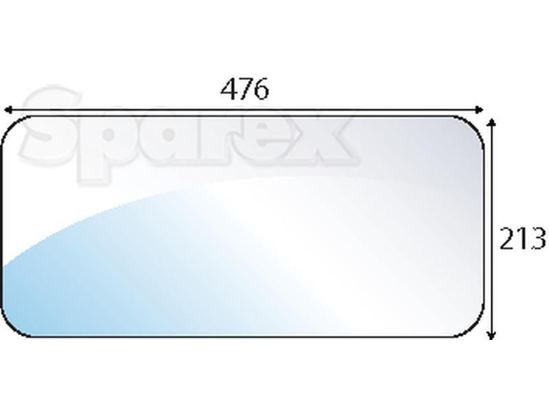 Rear Window for Case IH (144731A1)