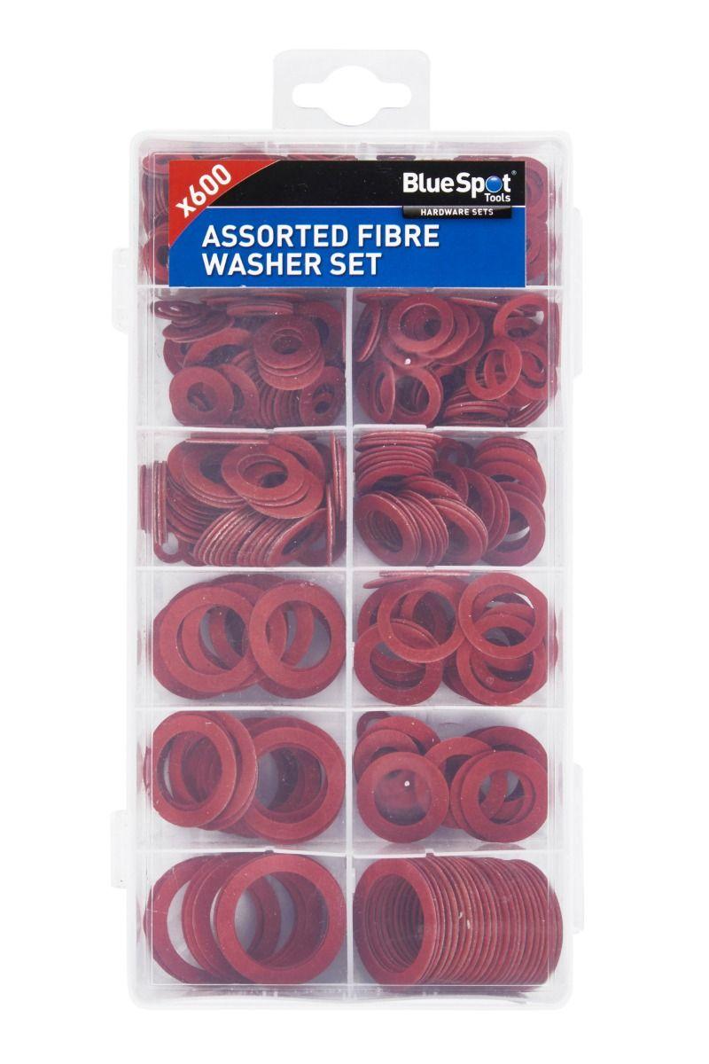 Blue Spot Tools 600 PCE Assorted Fibre Washer Set