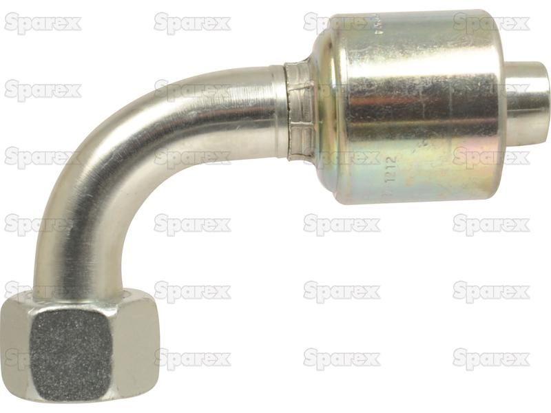 Gates BSP 60° Hose Insert 5/8'' x 5/8'''' Female 90° Swept Swivel Gates (Belts) (10G10FBSPORX90)