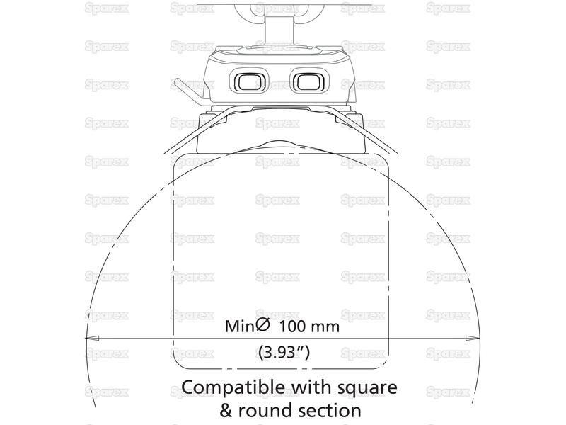 ROKK™ Mini Cable Tie Mount ROKK mini.-Scanstrut (RLS-403)
