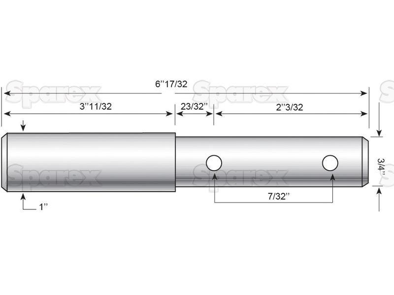 Top link pin - Dual category 19 - 25mm Cat.1/2 for Vicon VARIOUS