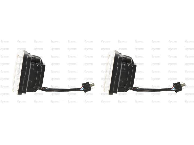 LED Head Light Kit, Interference: Class 3, RH & LH (LH Dip), 1320 Lumens, 10-30V for Renault 133-54 (52-54 Series)