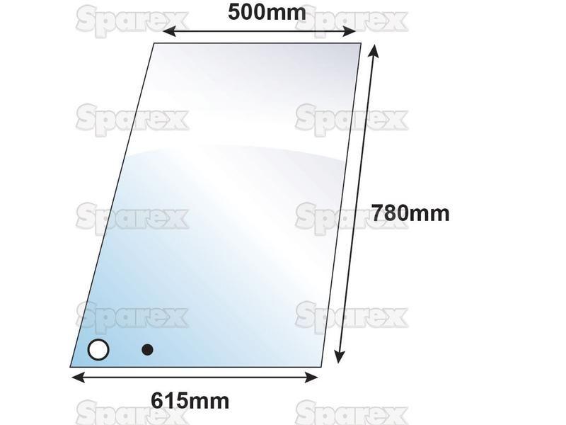 Door Glass RH & LH for Massey Ferguson 399 (300 Series)