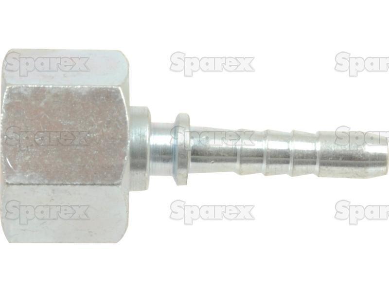 Dicsa Metric (French Gas) 24° Hose Insert 3/4'' x M36 x 1.5 Female Thread Straight Swivel