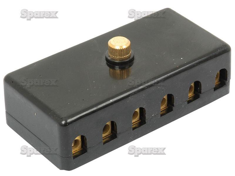 Fuse Box 6 Compartments screw terminals Ford New Holland (D2NN14N030A)