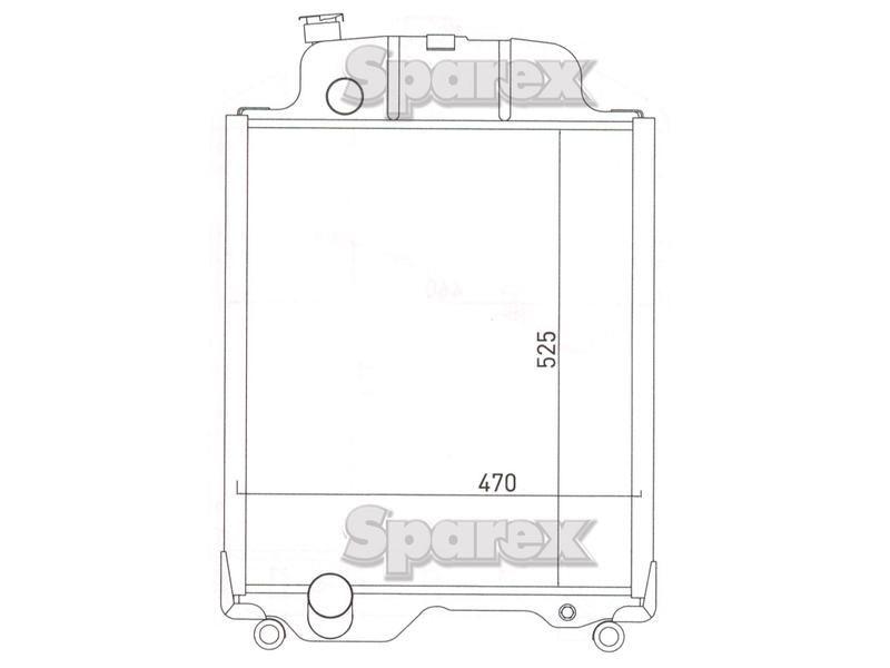 Radiator for John Deere 2750 (2050 Series)