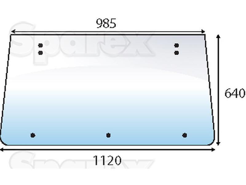 Rear Window for Fiat 88-94 (94 Series)