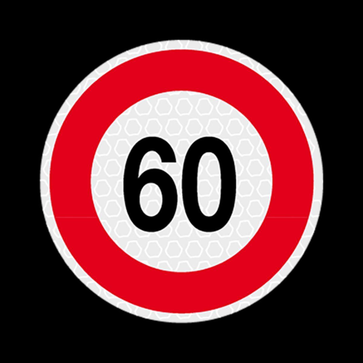 60 Km/H Signalling Panel for Deutz-Fahr S.0844.0029