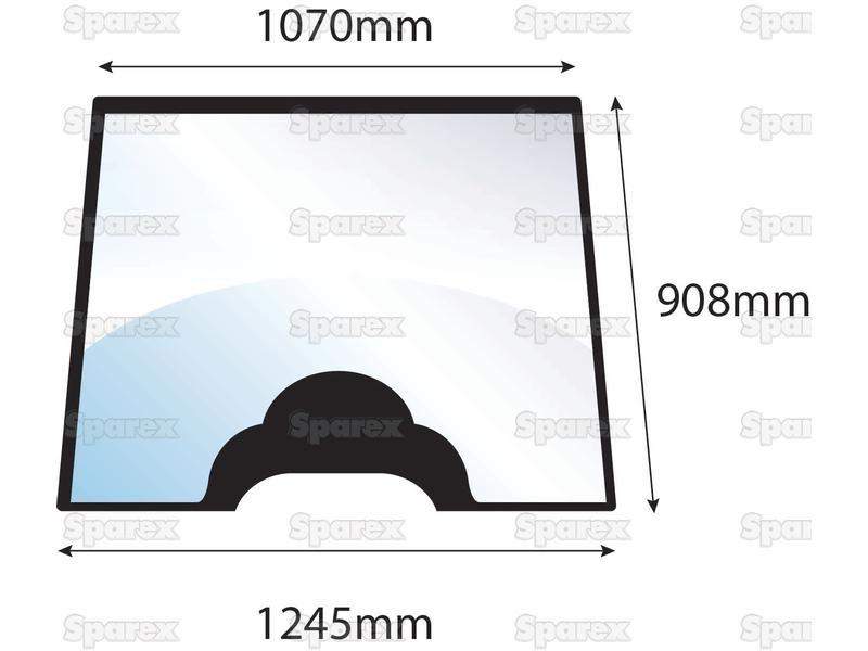 Windscreen Massey Ferguson (3806573M1)