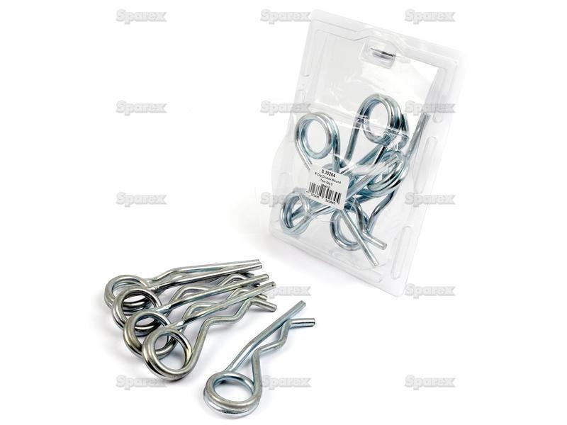 Double Wound Grip Clip, Clip Ø7mm x 150mm