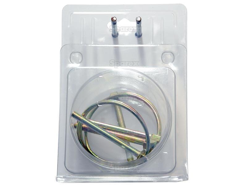 Round Linch Pin, Pin Ø6mm x 70mm (4 pcs. Agripak)